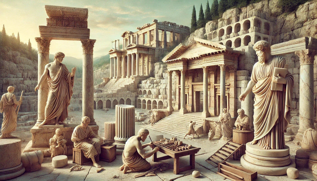 Was Marble or Travertine Used in Ancient Times?