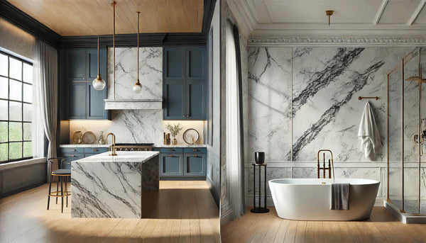 2025 Home Design Trends: Oriental White (Asian Statuary) Marble Takes Center Stage