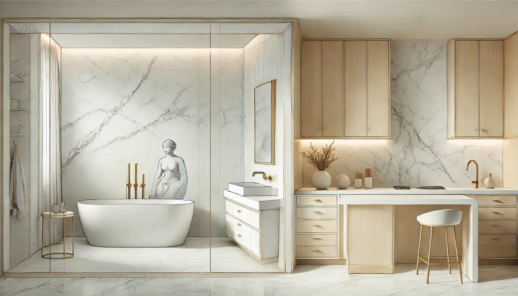 2025 Home Design Trends: Why Thassos Marble Defines Minimalist Luxury