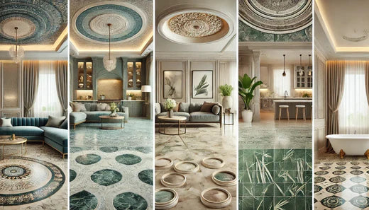 Perfect Tile Choices for Every Room: Top Picks for Dining Rooms, Kitchens, Bathrooms, and Living Areas