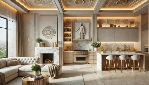 Application Ideas: Exploring Versatile Uses of Marble and Travertine in Home Design