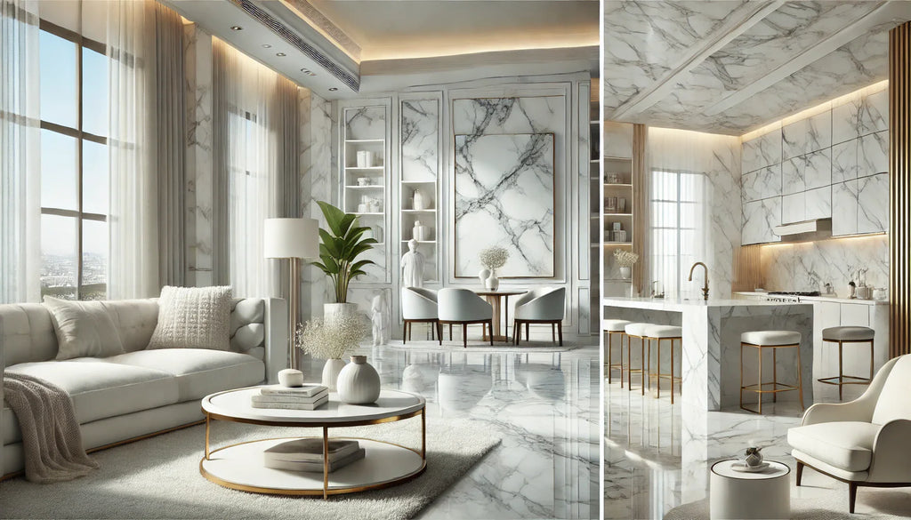 Top Trending Marble Designs: Why White Marble is the Most Searched Color for Elegant Interiors