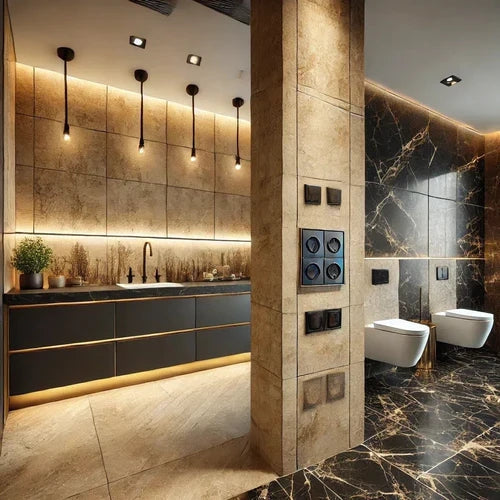 Creating Modern Spaces with Travertine and Marble Tiles