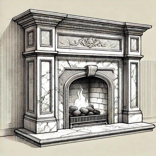 Transform Your Fireplace: Redesign with Marble, Travertine, and Tile for a Timeless Focal Point