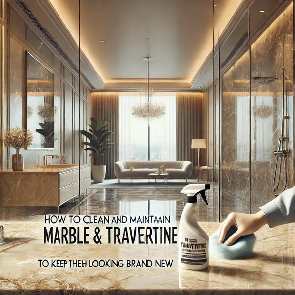 How to Clean and Maintain Marble and Travertine to Keep Them Looking Brand New