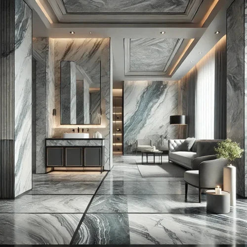 The Sophisticated Charm of Bardiglio Marble for Luxurious Interiors