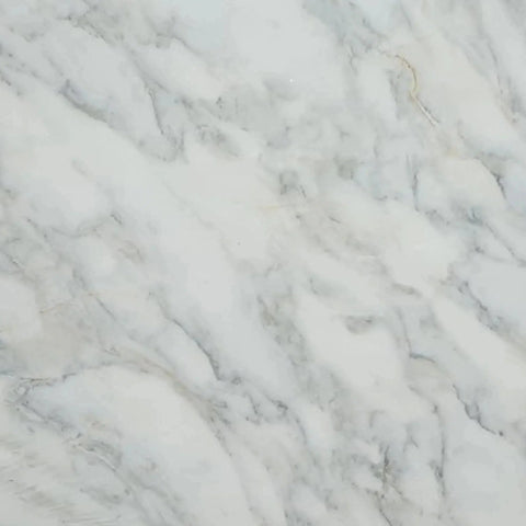 White and gray Calacatta Oliva Marble with elegant natural patterns.