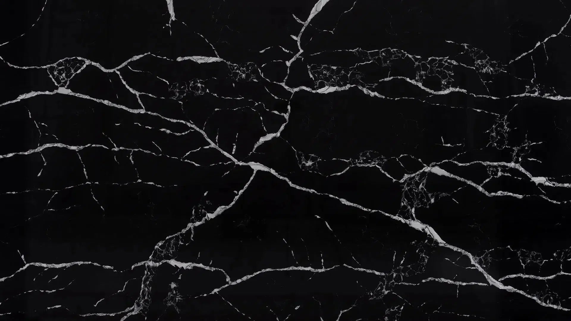 Black marble with striking white veining from the Nero Marquina collection.