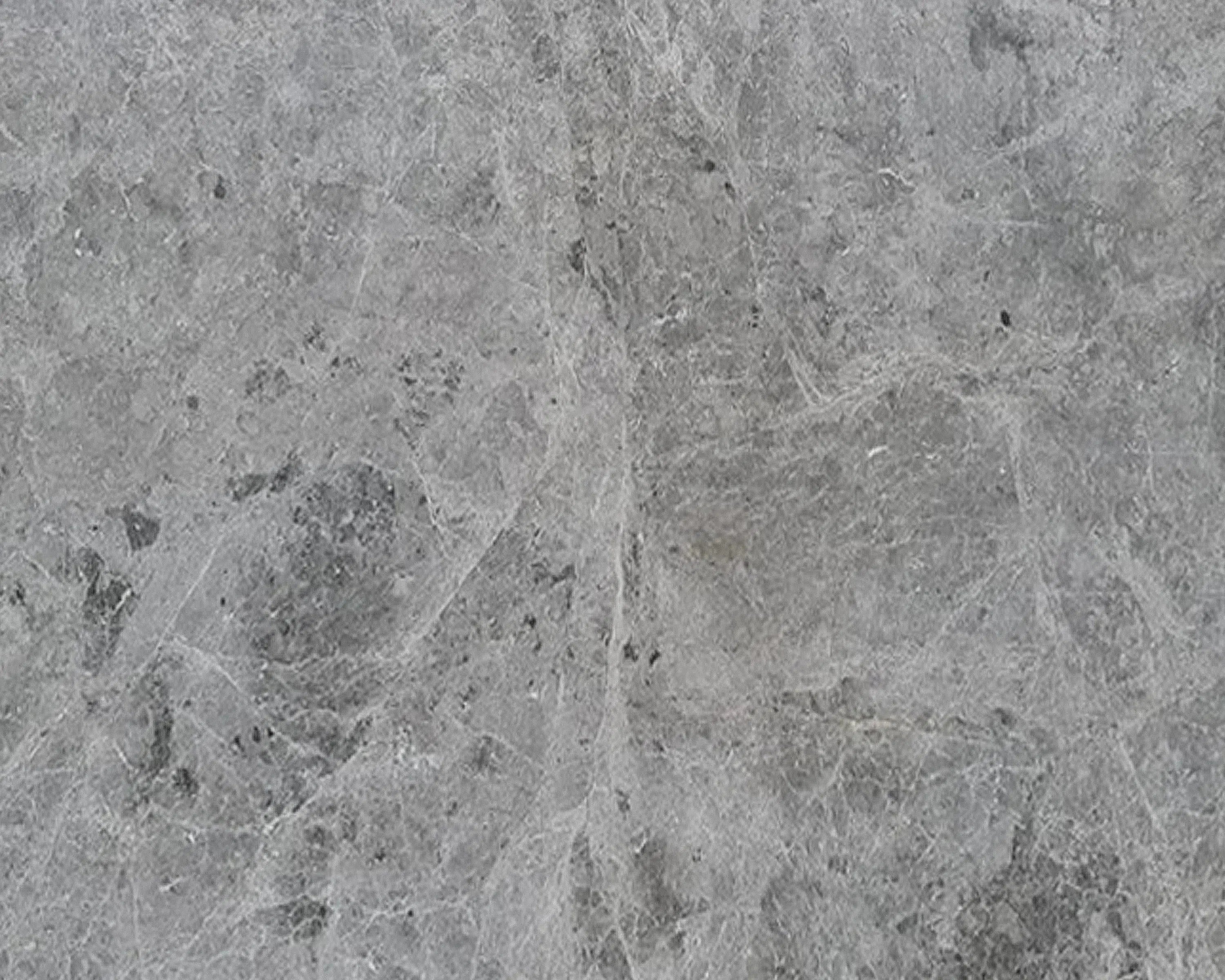 Gray marble texture featuring subtle veining in the Tundra Gray Marble collection.