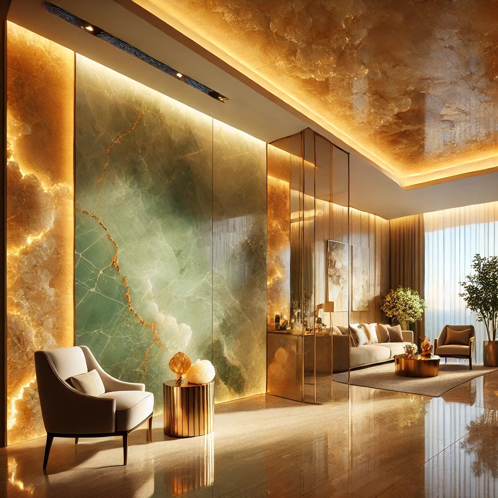 The Timeless Beauty of Onyx: Green, White, and Honey Onyx for Stunning Interiors