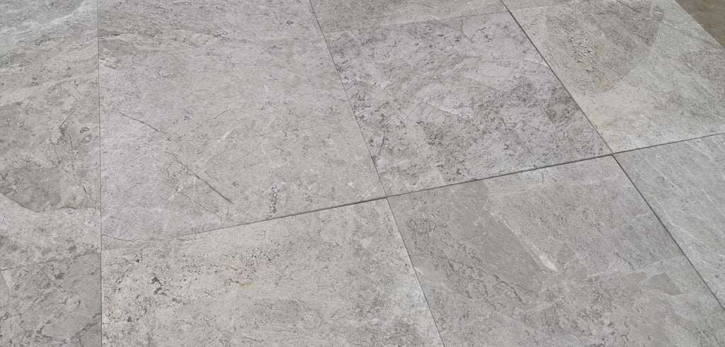 Tundra Gray 3X6 Marble Tumbled