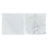 Oriental White / Asian Statuary Marble 4X12 Deep-Beveled Polished-Honed