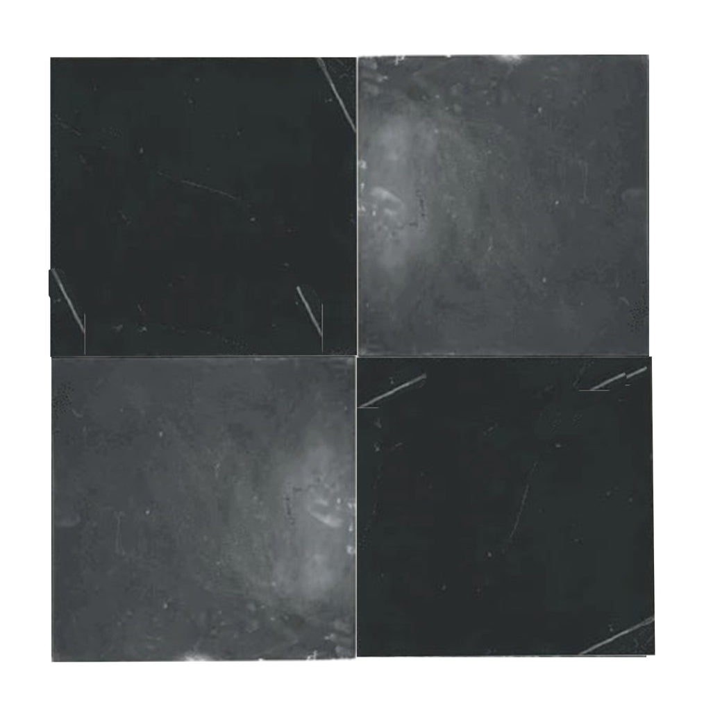 Nero Marquina/Black Marble 12X24 Polished-Honed