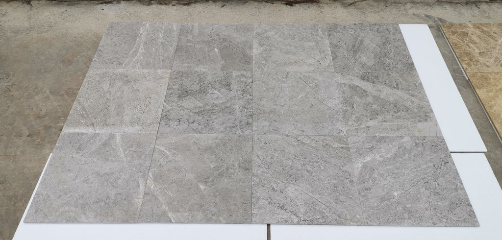 Tundra Gray 3X6 Marble Tumbled