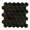 Absolute Black 2X2 Hexagon Granite Mosaic Polished - SurfacesGalore