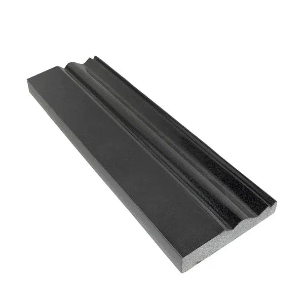 Absolute Black 4 3/4X12 Baseboard Trim Granite Liner Polished - SurfacesGalore