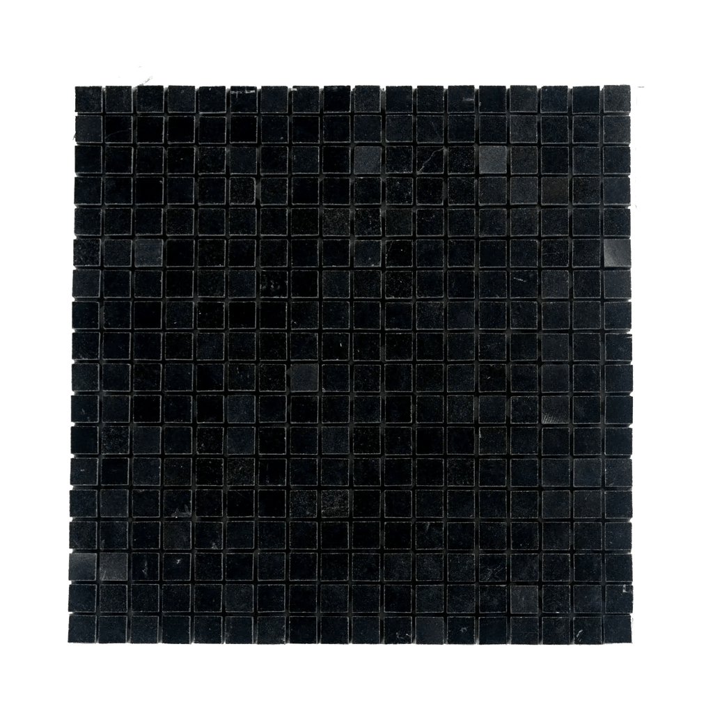 Absolute Black 5/8X5/8 Granite Mosaic Polished - SurfacesGalore