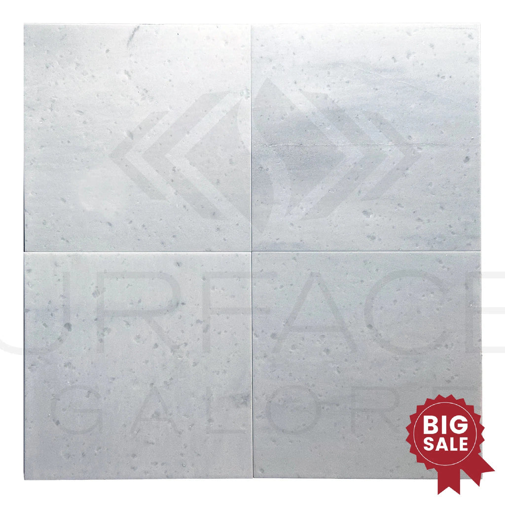 Agean White Marble 12X12 Polished Tile 160 Sq.Ft. - Discounted, Marble/Travertine Clearance Sale - SurfacesGalore