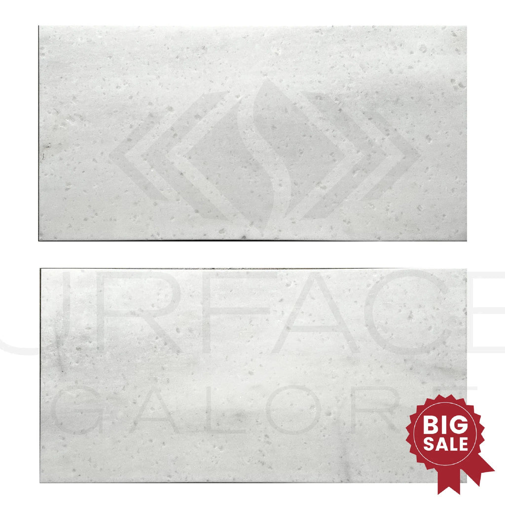 Agean White Marble 12X24 Polished Tile 160 Sq.Ft. - Discounted, Marble/Travertine Clearance Sale - SurfacesGalore