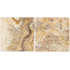 Antico Onyx Travertine 12X12 Antique Hand Tumbled