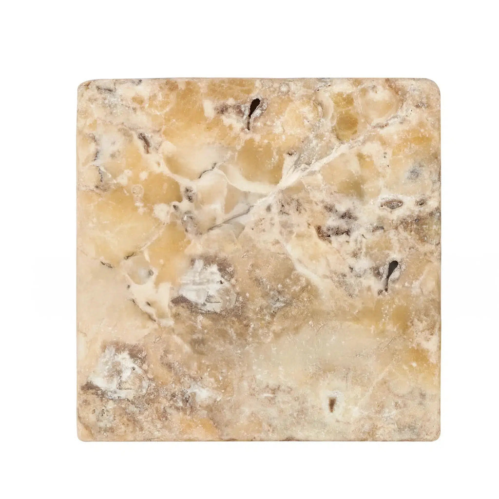 Antico Onyx Travertine 12X12 Antique Hand Tumbled