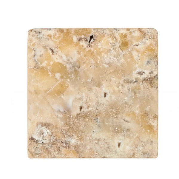 Antico Onyx Travertine 4X4 Tumbled