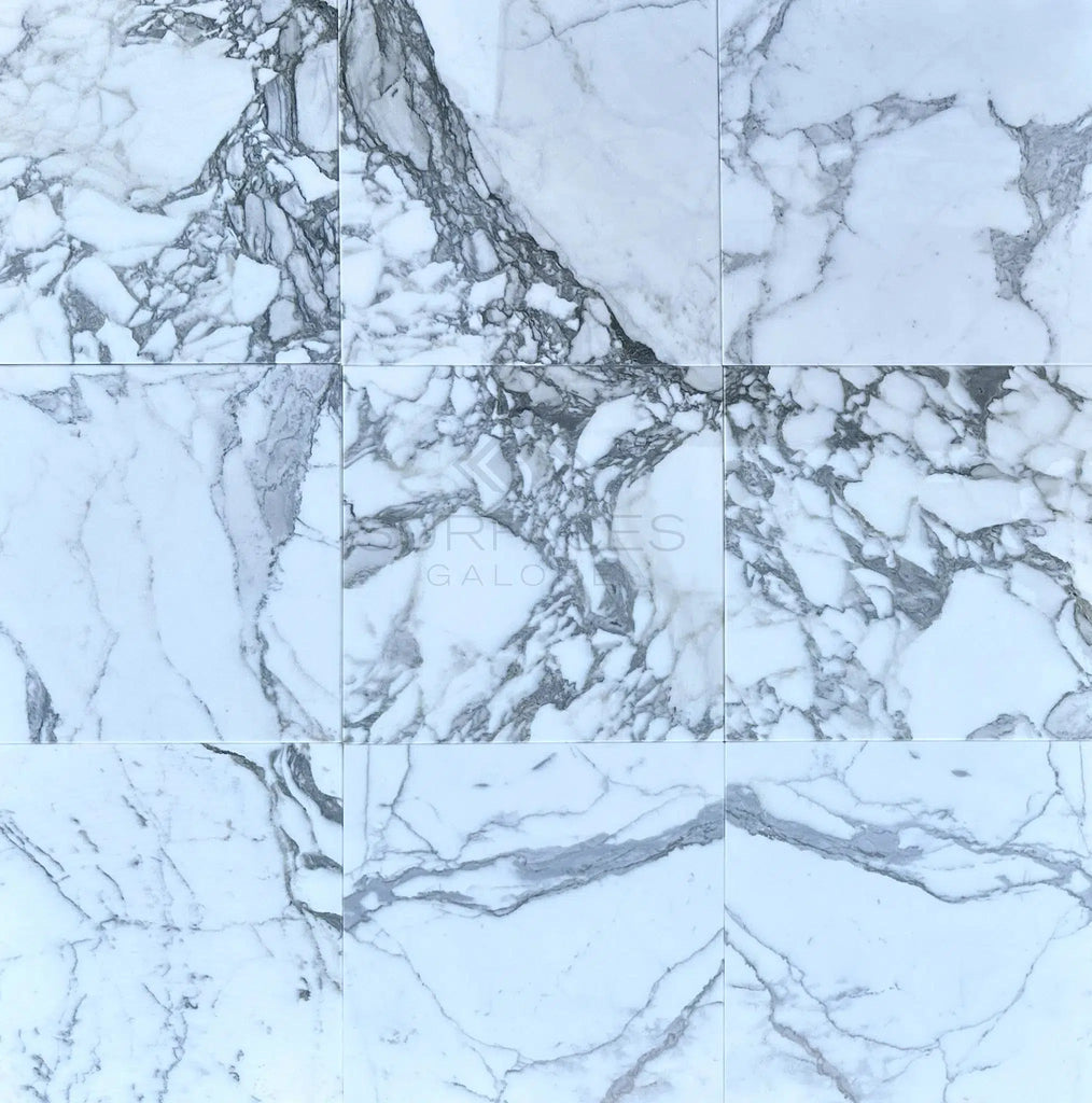 Arabescato12X12 Marble Tile Polished-Honed