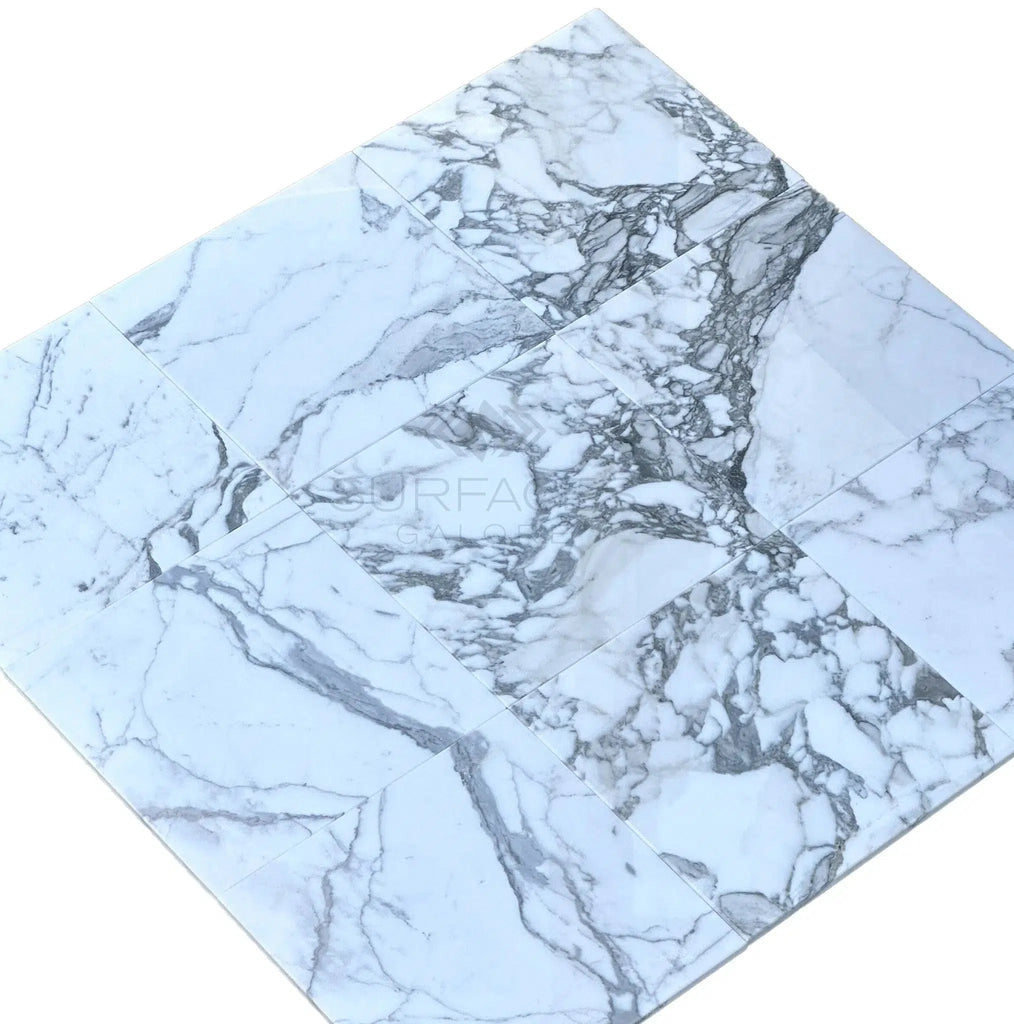 Arabescato12X12 Marble Tile Polished-Honed