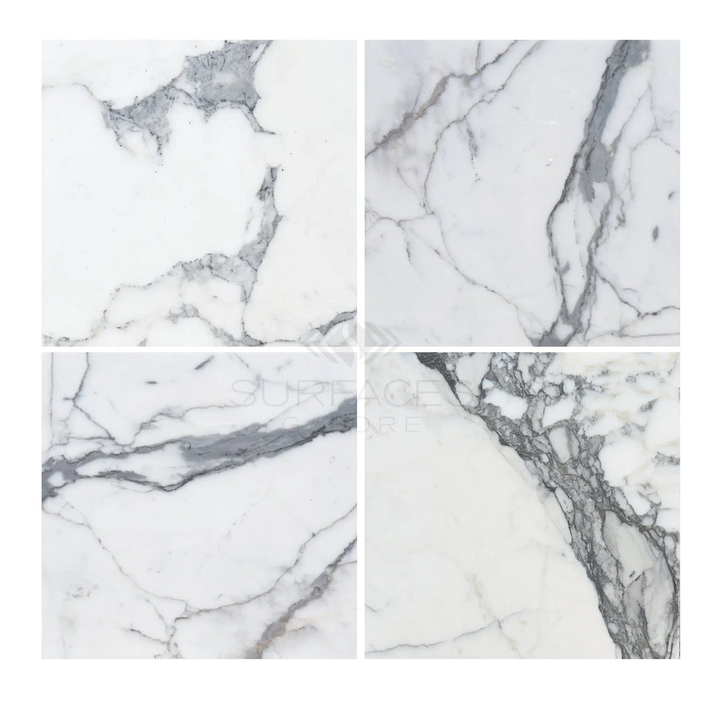 Arabescato12X12 Marble Tile Polished-Honed