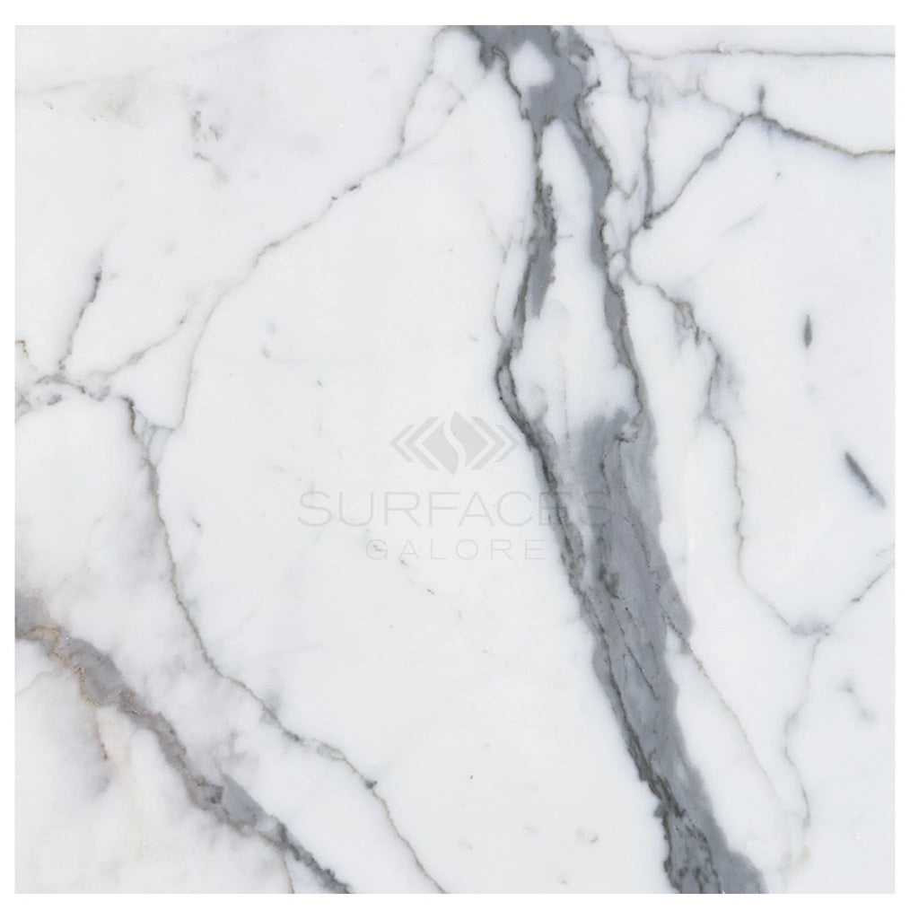 Arabescato18X18 Marble Tile Polished-Honed