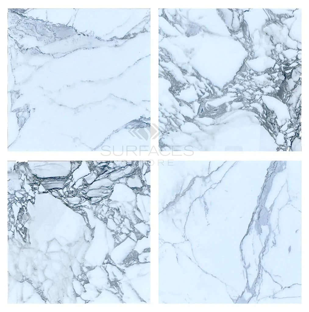 Arabescato18X18 Marble Tile Polished-Honed