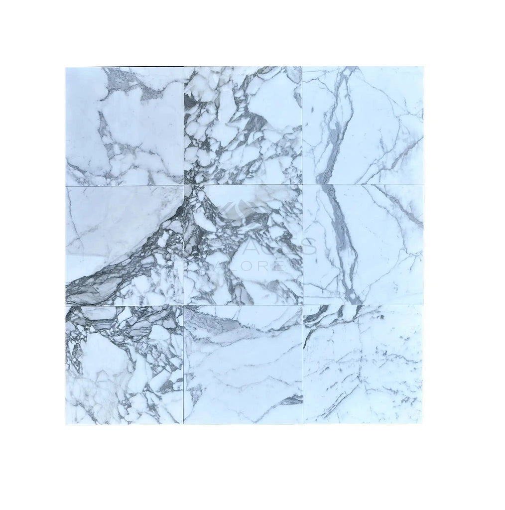 Arabescato24X24 Marble Tile Polished-Honed