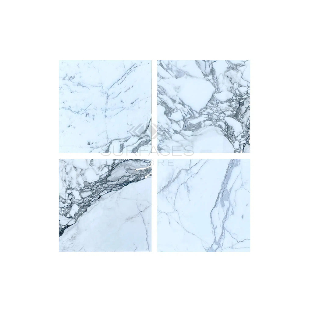 Arabescato24X24 Marble Tile Polished-Honed