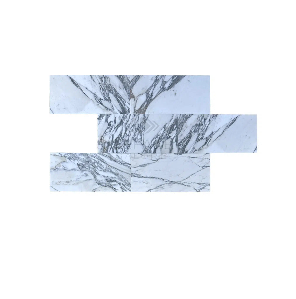 Arabescato (Italian) 12X24 Marble Tile Polished - Honed - SurfacesGalorePolished