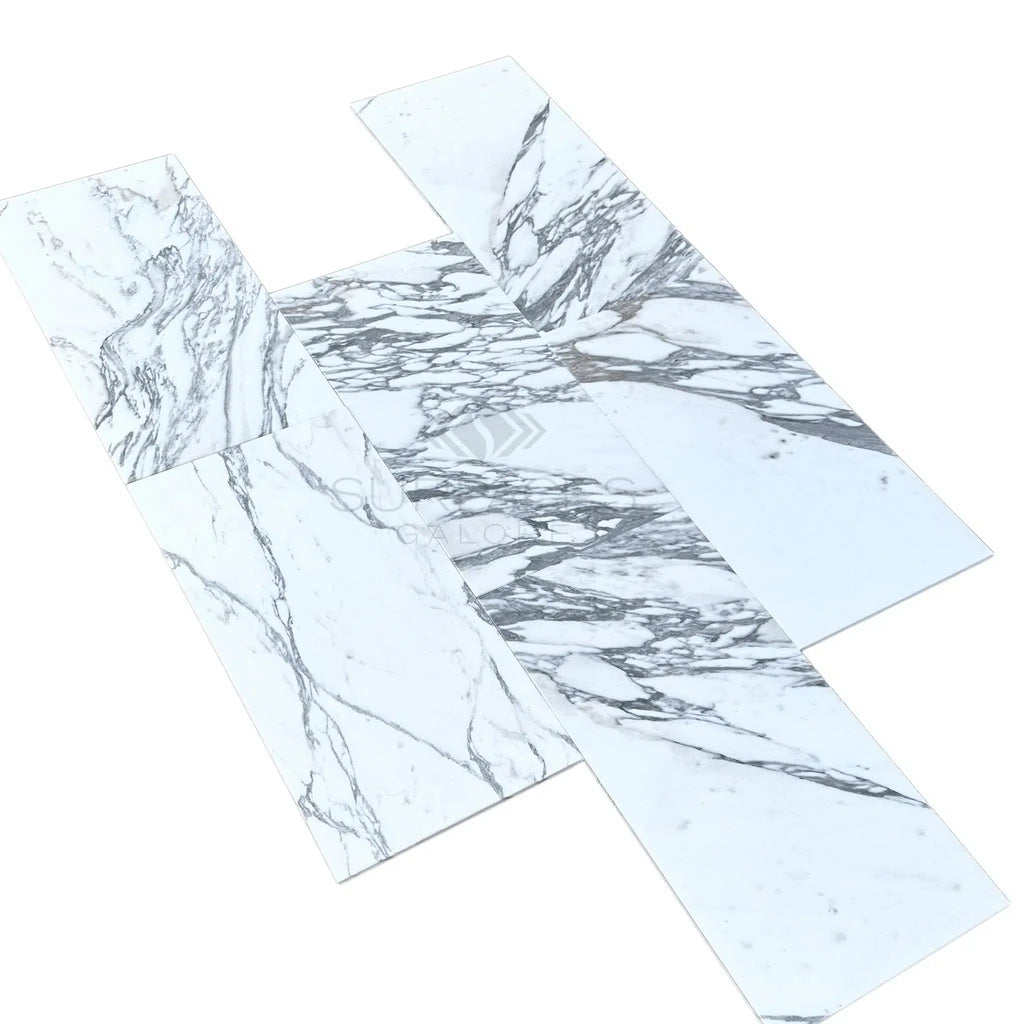 Arabescato (Italian) 12X24 Marble Tile Polished - Honed - SurfacesGalorePolished