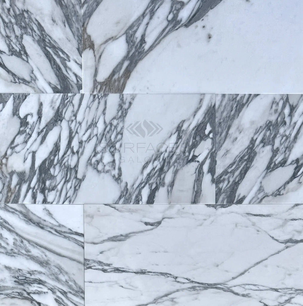 Arabescato (Italian) 12X24 Marble Tile Polished - Honed - SurfacesGalorePolished