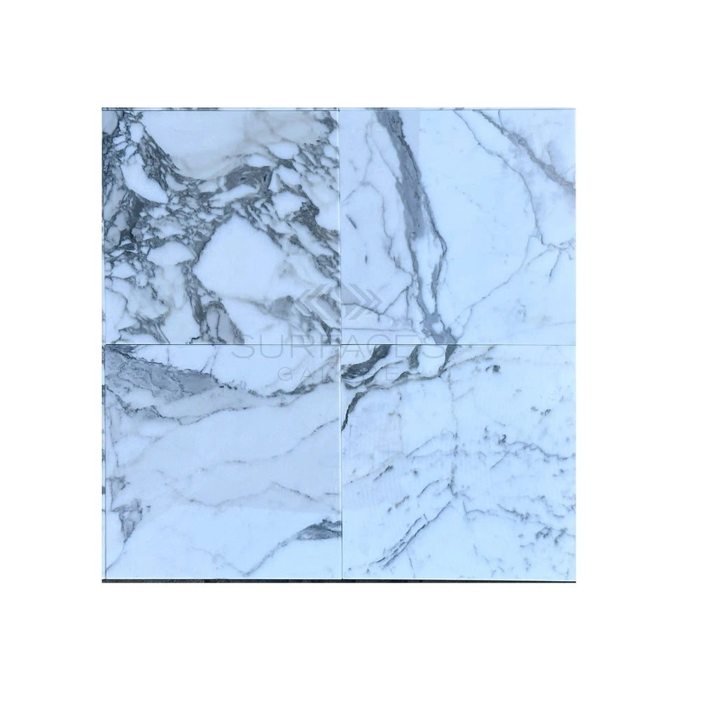 Arabescato (Italian) 18X18 Marble Tile Polished - Honed - SurfacesGalorePolished