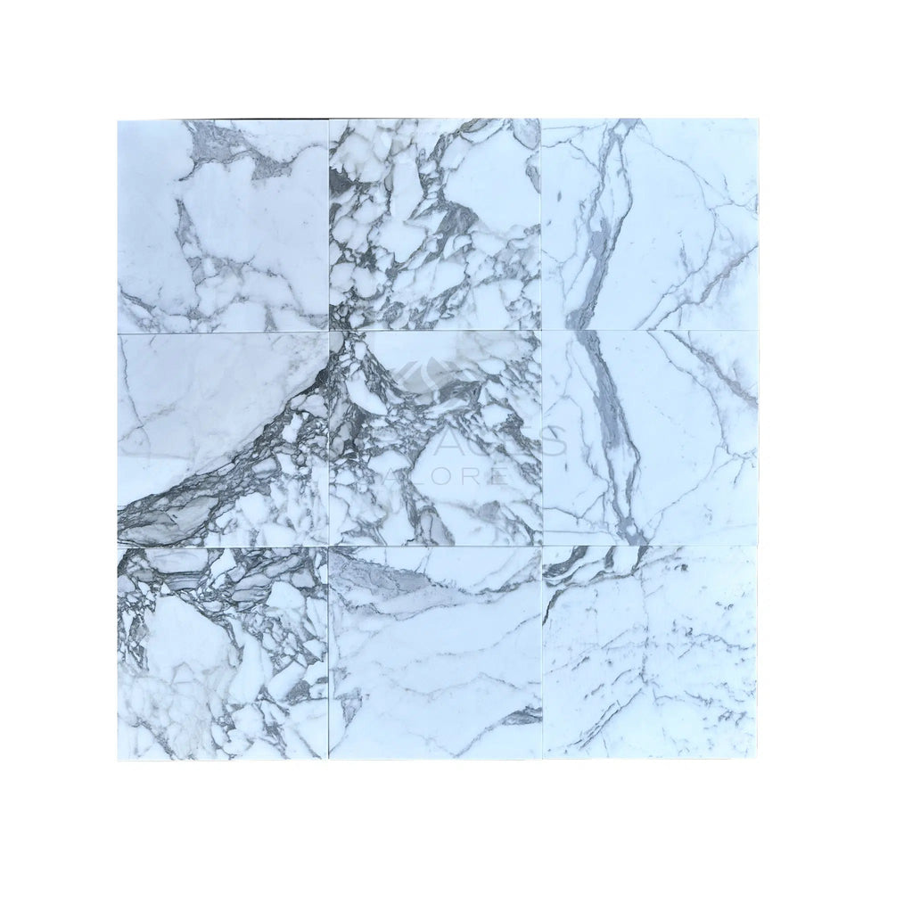 Arabescato (Italian) 24X24 Marble Tile Polished - Honed - SurfacesGalorePolished