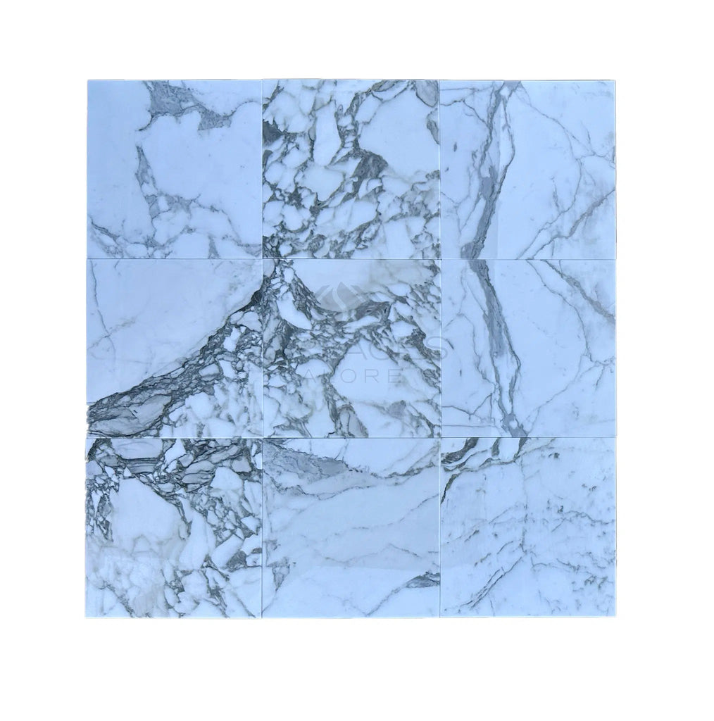 Arabescato (Italian) 24X24 Marble Tile Polished - Honed - SurfacesGalorePolished