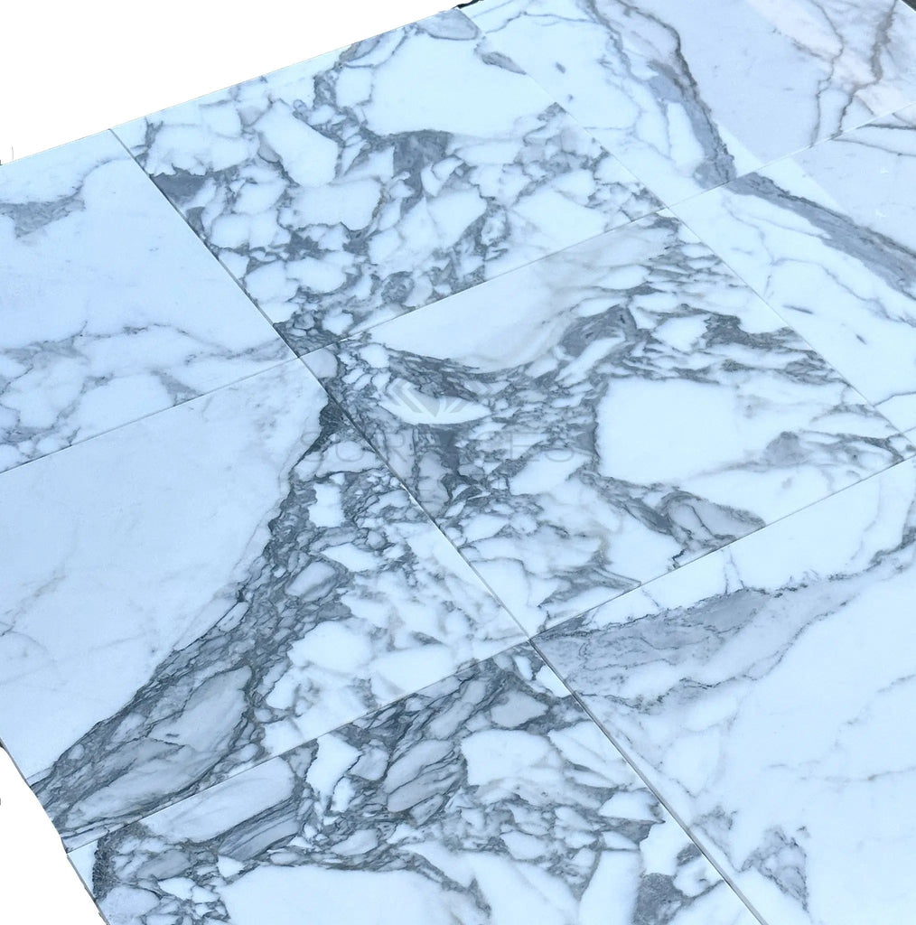 Arabescato (Italian) 24X24 Marble Tile Polished - Honed - SurfacesGalorePolished