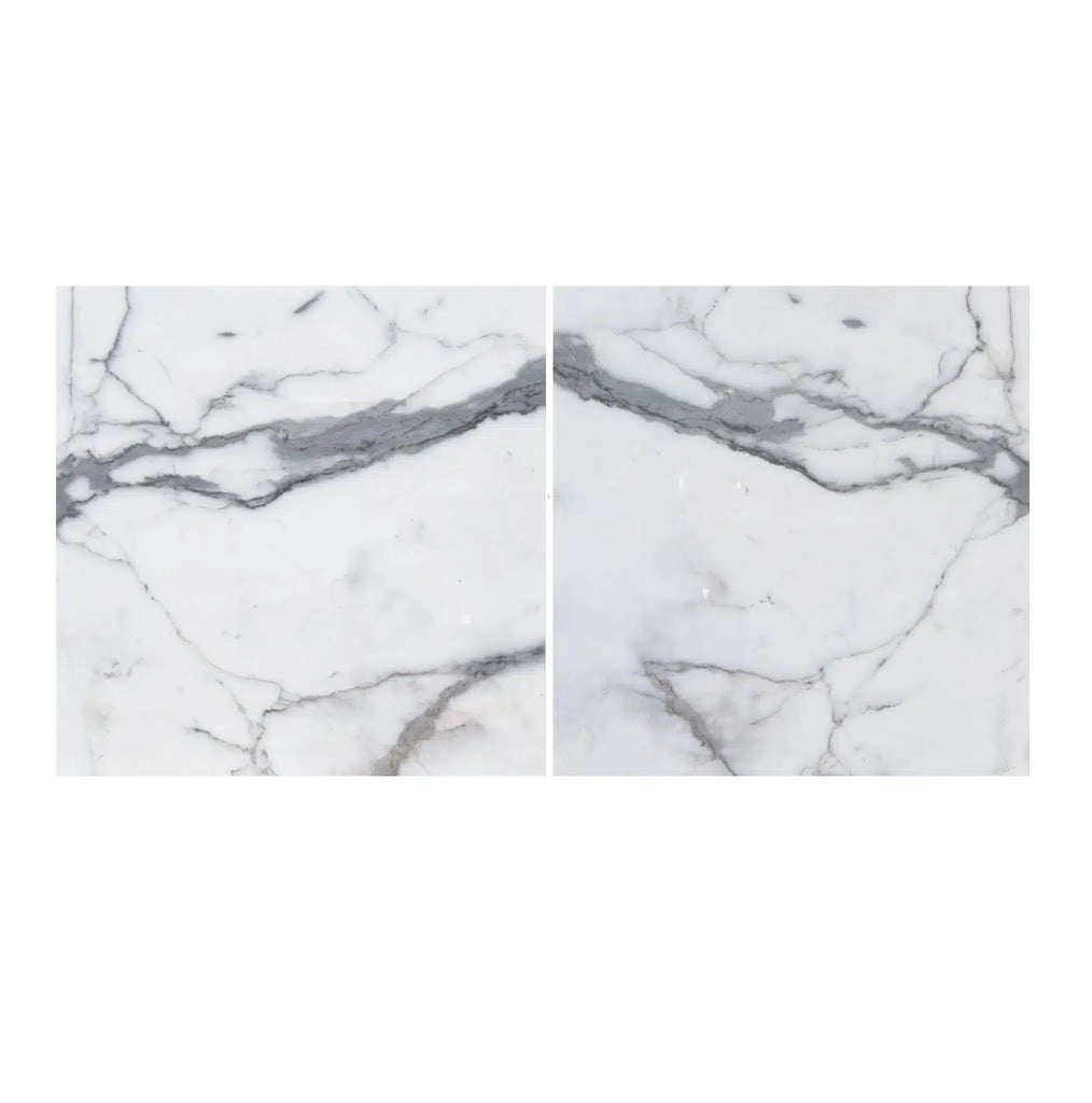 Arabescato (Italian) 24X24 Marble Tile Polished-Honed