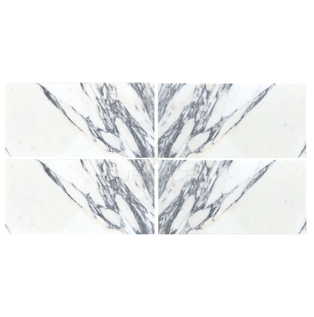 Arabescato12X24 Marble Tile Polished-Honed