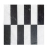 Carrara White and Nero Marquina 4X12 Set