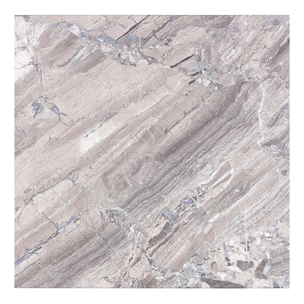 Atlantic Gray Marble 18X18 Polished-Honed