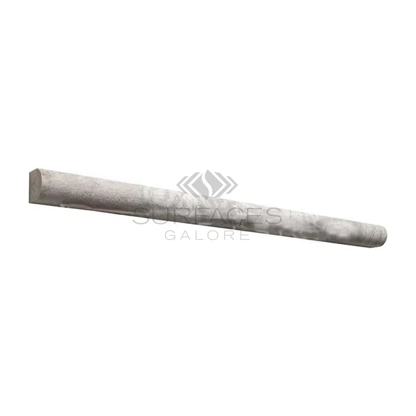 Atlantic Gray Marble 3/4X12 Bullnose Liner Polished-Honed