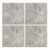 Atlantic Gray Marble 4X4 Polished-Honed