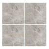 Atlantic Gray Marble 4X4 Polished - Honed - SurfacesGalorePolished