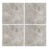 Atlantic Gray Marble 4X4 Polished-Honed