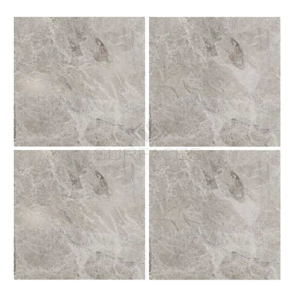 Atlantic Gray Marble 6X6 Polished - Honed - SurfacesGalorePolished