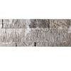 Atlantic Gray Marble Ledger - Panel ("Z" Split - Panel) Mosaic Split Faced - SurfacesGalore